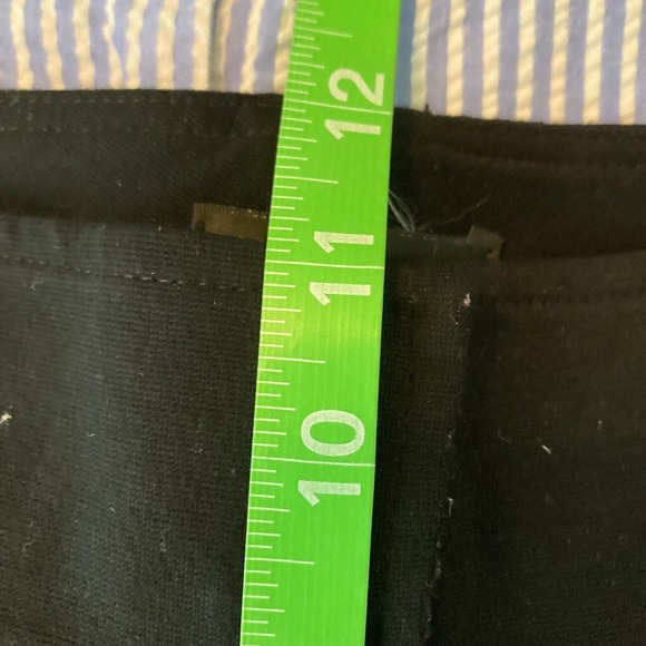 Cache‎ Contour Pants Womens Sz 4 Black Knit Stretch Flare Dress - Picture 8 of 10